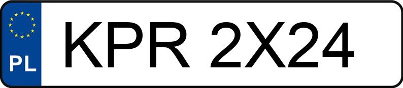 Numer rejestracyjny KPR 2X24 posiada VOLVO C30 - KPR2X24 Numer rejestracyjny KPR 2X24 posiada VOLVO C30 - KPR2X24