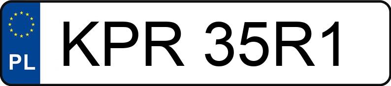 Numer rejestracyjny KPR 35R1 posiada CITROEN DS3 1.6 16V THP MR`15 E5 So Irresistible - KPR35R1