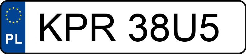 Numer rejestracyjny KPR 38U5 posiada AUDI A4 - KPR38U5