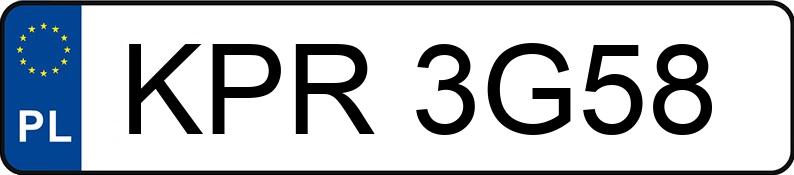 Numer rejestracyjny KPR 3G58 posiada GILERA Enduro SMT - KPR3G58