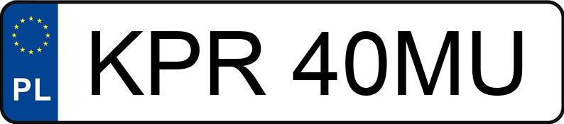 Numer rejestracyjny KPR 40MU posiada URSUS C 360 - KPR40MU