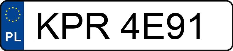 Numer rejestracyjny KPR 4E91 posiada AUDI A5 Coupe Quattro 3.0 TDi DPF MR`07 E4 B8 A5 Coupe Quattro 3.0 TDi DPF MR`07 E4 B8 - KPR4E91