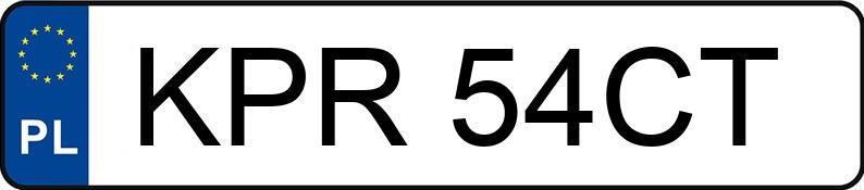 Numer rejestracyjny KPR 54CT posiada FIAT BRAVA - KPR54CT Numer rejestracyjny KPR 54CT posiada FIAT BRAVA - KPR54CT