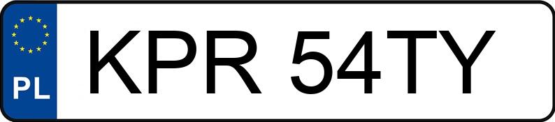 Numer rejestracyjny KPR 54TY posiada AUDI A4 - KPR54TY