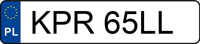 Numer rejestracyjny KPR 65LL posiada PEUGEOT Partner II Tepee 1.6 HDI MR`08 E4 VTC 90 - KPR65LL