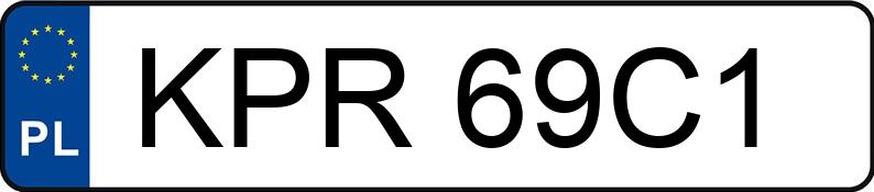 Numer rejestracyjny KPR 69C1 posiada MERCEDES-BENZ C 220 CDI - KPR69C1