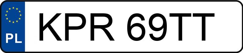Numer rejestracyjny KPR 69TT posiada MERCEDES-BENZ ML 320 CDI MR`09 E4 W164 4Matic - KPR69TT