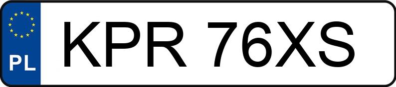 Numer rejestracyjny KPR 76XS posiada TOYOTA Corolla Hatchback MR`02 E3 Terra - KPR76XS