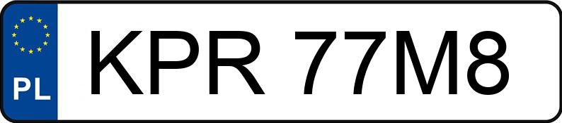 Numer rejestracyjny KPR 77M8 posiada PEUGEOT 5008 2.0 HDI MR`17 E6 GT 180 S&S Aut. - KPR77M8