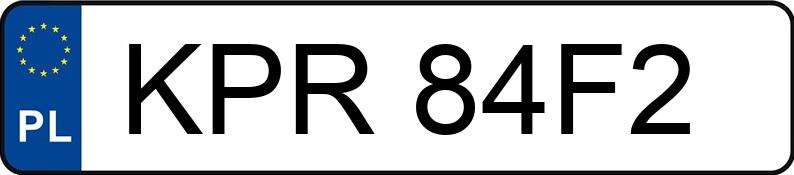 Numer rejestracyjny KPR 84F2 posiada BMW 120D - KPR84F2