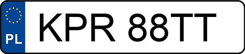 Numer rejestracyjny KPR 88TT posiada PEUGEOT 207 SW HDI MR`07 E4 Presence 90 - KPR88TT