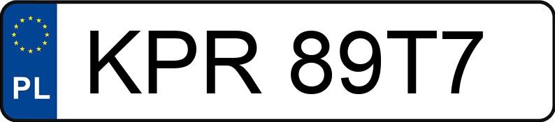 Numer rejestracyjny KPR 89T7 posiada SEAT LEON - KPR89T7