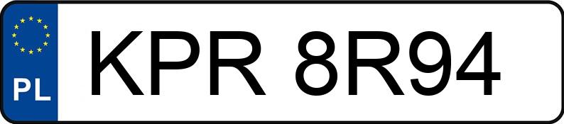 Numer rejestracyjny KPR 8R94 posiada VOLKSWAGEN GOLF - KPR8R94 Numer rejestracyjny KPR 8R94 posiada VOLKSWAGEN GOLF - KPR8R94