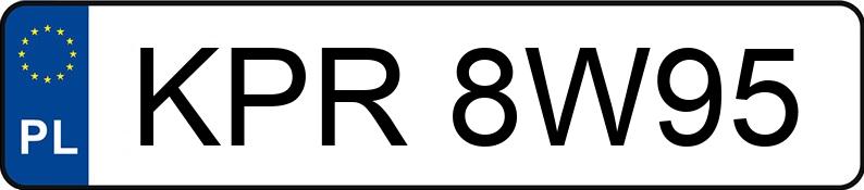 El número de registro KPR 8W95 tiene CITROEN DS4 1.6 16V VTi MR`11 E5 Chic - KPR8W95