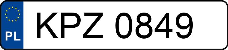 Numer rejestracyjny KPZ0849 posiada DAEWOO Tico 0.8 Kat.