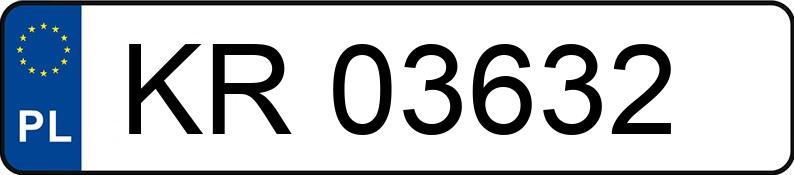 Numer rejestracyjny KR 03632 posiada FIAT 126 EL - KR03632