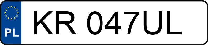 Numer rejestracyjny KR 047UL posiada OPEL CORSA - KR047UL
