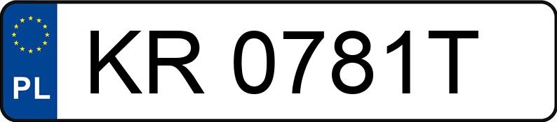 Numer rejestracyjny KR 0781T posiada FORD ESCORT - KR0781T