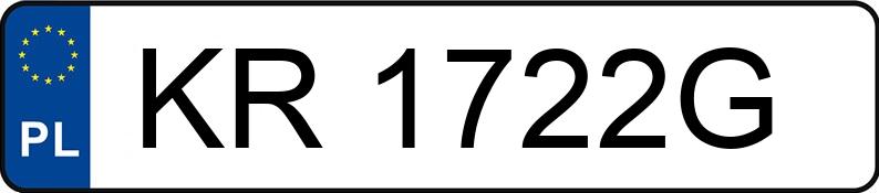 Numer rejestracyjny KR 1722G posiada FORD FOCUS 1.8TDCI - KR1722G