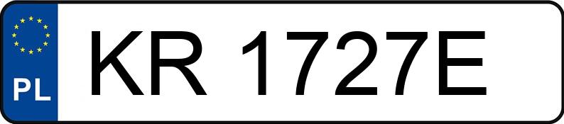 Numer rejestracyjny KR 1727E posiada OPEL COMBO-C VAN - KR1727E