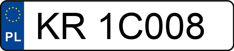 Numer rejestracyjny KR 1C008 posiada AUDI A8L - KR1C008