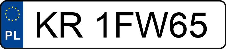 Numer rejestracyjny KR 1FW65 posiada PEUGEOT 208 MR`15 E6 Active - KR1FW65