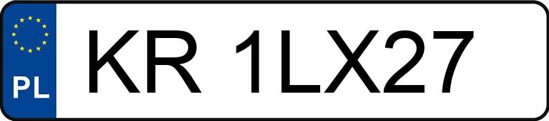 Numer rejestracyjny KR 1LX27 posiada AUDI A6 - KR1LX27