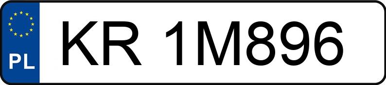 Numer rejestracyjny KR 1M896 posiada SEAT LEON - KR1M896 Numer rejestracyjny KR 1M896 posiada SEAT LEON - KR1M896