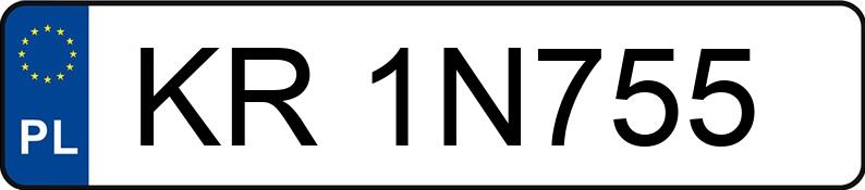 Numer rejestracyjny KR 1N755 posiada AUDI A3 1.4 TFSI MR`12 E5 8V - KR1N755