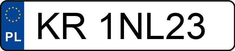 Numer rejestracyjny KR 1NL23 posiada VOLKSWAGEN GOLF - KR1NL23 Numer rejestracyjny KR 1NL23 posiada VOLKSWAGEN GOLF - KR1NL23