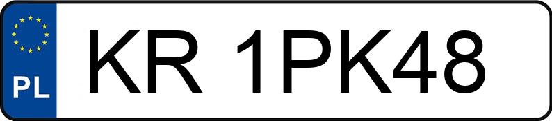 Numer rejestracyjny KR 1PK48 posiada FIAT FIORINO 225 - KR1PK48
