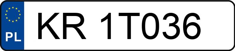 Numer rejestracyjny KR 1T036 posiada NISSAN PATROL - KR1T036