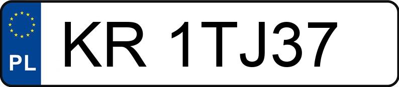 Numer rejestracyjny KR 1TJ37 posiada BMW 320D - KR1TJ37 Numer rejestracyjny KR 1TJ37 posiada BMW 320D - KR1TJ37