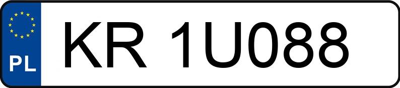 Numer rejestracyjny KR 1U088 posiada MINI MINI ONE - KR1U088