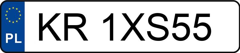 Numer rejestracyjny KR 1XS55 posiada OPEL ZAFIRA - KR1XS55 Numer rejestracyjny KR 1XS55 posiada OPEL ZAFIRA - KR1XS55