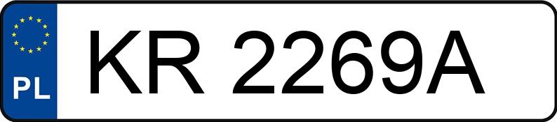Numer rejestracyjny KR 2269A posiada FSM 126p FL 650 - KR2269A