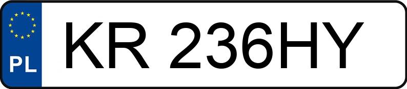 Numer rejestracyjny KR 236HY posiada HONDA Jazz 1.4i MR`02 E3 S - KR236HY