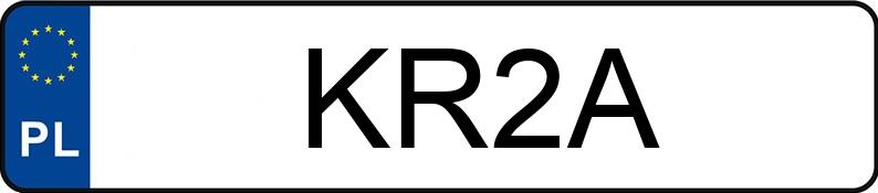 Numer rejestracyjny KR 2A posiada JEEP GRAND CHEROKEE - KR2A Numer rejestracyjny KR 2A posiada JEEP GRAND CHEROKEE - KR2A