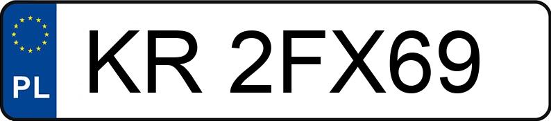 Numer rejestracyjny KR 2FX69 posiada KIA Cee d 1.4 MR`16 E6 S - KR2FX69 Numer rejestracyjny KR 2FX69 posiada KIA Cee d 1.4 MR`16 E6 S - KR2FX69