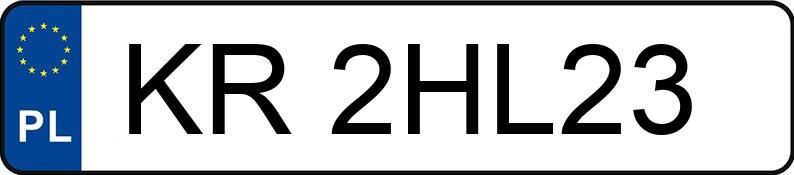 Numer rejestracyjny KR 2HL23 posiada OPEL ASTRA - KR2HL23