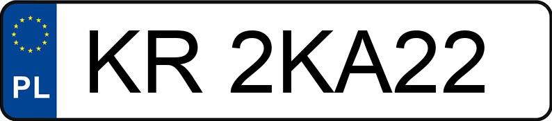 Numer rejestracyjny KR 2KA22 posiada DAF XF 480 FT H4EN3 - KR2KA22