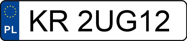 Numer rejestracyjny KR 2UG12 posiada SEAT LEON - KR2UG12 Numer rejestracyjny KR 2UG12 posiada SEAT LEON - KR2UG12