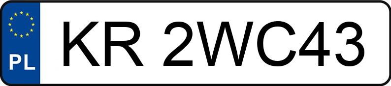Numer rejestracyjny KR 2WC43 posiada RENAULT CLIO - KR2WC43 Numer rejestracyjny KR 2WC43 posiada RENAULT CLIO - KR2WC43