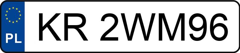Numer rejestracyjny KR 2WM96 posiada VOLKSWAGEN Passat B6 2.0 TDI-CR MR`05 E5 Highline BMT - KR2WM96