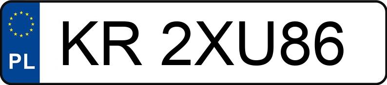 Numer rejestracyjny KR 2XU86 posiada VOLKSWAGEN GOLF - KR2XU86 Numer rejestracyjny KR 2XU86 posiada VOLKSWAGEN GOLF - KR2XU86