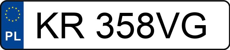 Numer rejestracyjny KR 358VG posiada OPEL ASTRA STATION WAGON - KR358VG