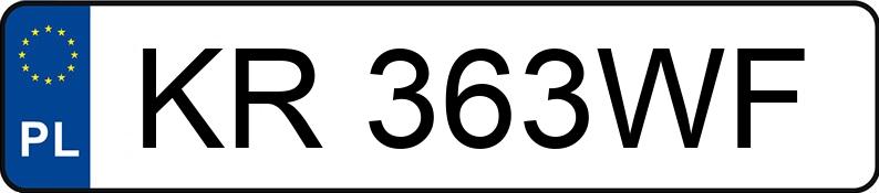 Numer rejestracyjny KR 363WF posiada VOLKSWAGEN Polo V 1.4 MR`09 E5 Comfortline DSG7 - KR363WF Numer rejestracyjny KR 363WF posiada VOLKSWAGEN Polo V 1.4 MR`09 E5 Comfortline DSG7 - KR363WF