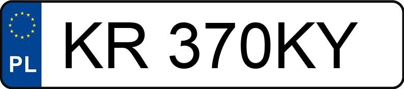 Numer rejestracyjny KR 370KY posiada VOLKSWAGEN Passat B6 2.0 TDI-CR MR`05 E5 Trendline BMT - KR370KY