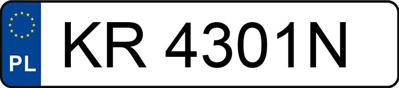 Numer rejestracyjny KR 4301N posiada FORD GALAXY 2.8 KAT - KR4301N Numer rejestracyjny KR 4301N posiada FORD GALAXY 2.8 KAT - KR4301N