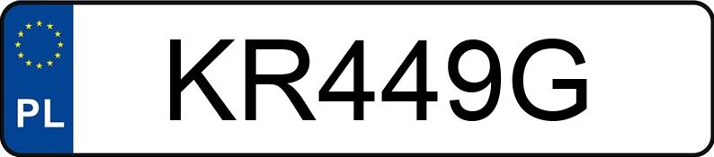 Numer rejestracyjny KR 449G posiada HONDA Sportowe do 600 ccm CBR 600 F Sport - KR449G